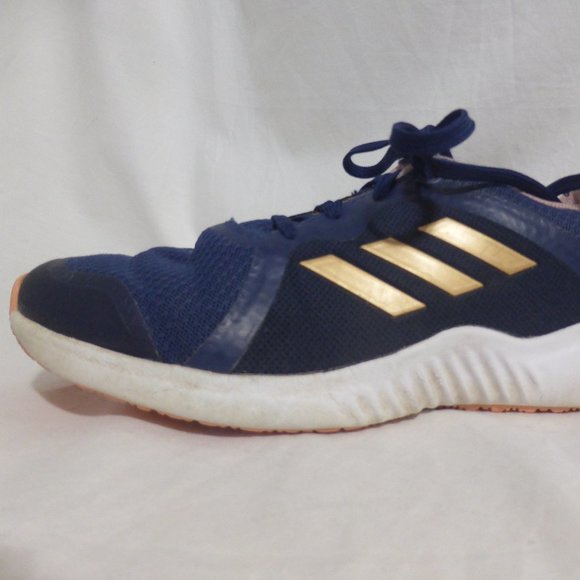 ADIDAS, non marking running shoes, Ready Steady Girl! print on back pull tab EUC - Picture 5 of 14